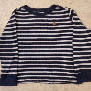 Baby Gap Navy and White Striped Long Sleeve - Size 5T